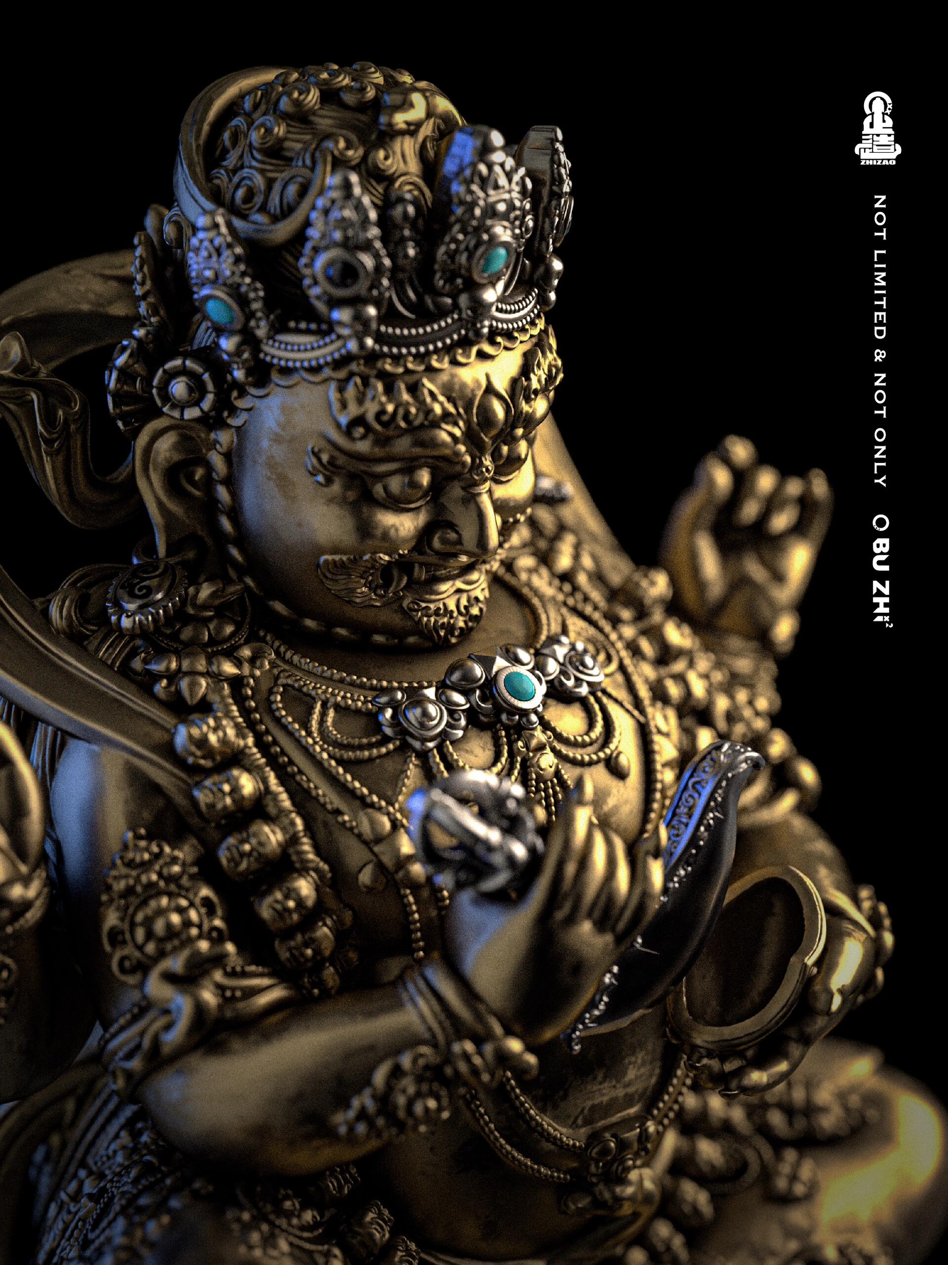 Mahākāla Dharma Statue 